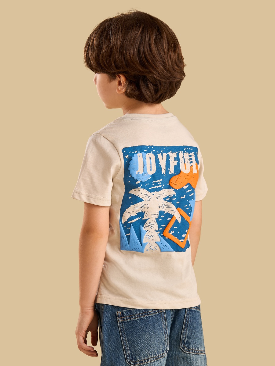 Graphic Print Cotton T-Shirt