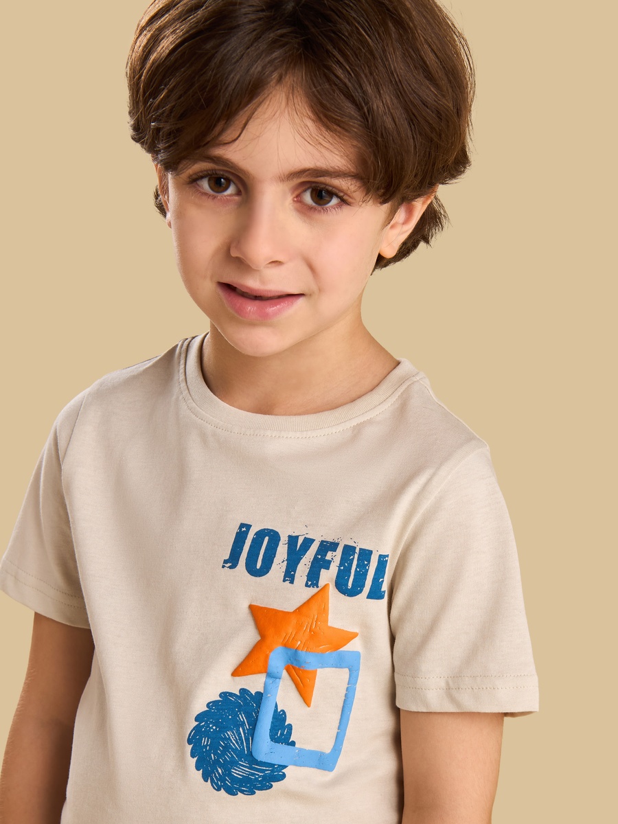 Graphic Print Cotton T-Shirt