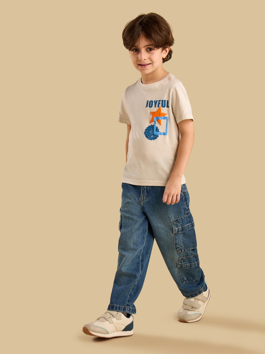 Graphic Print Cotton T-Shirt