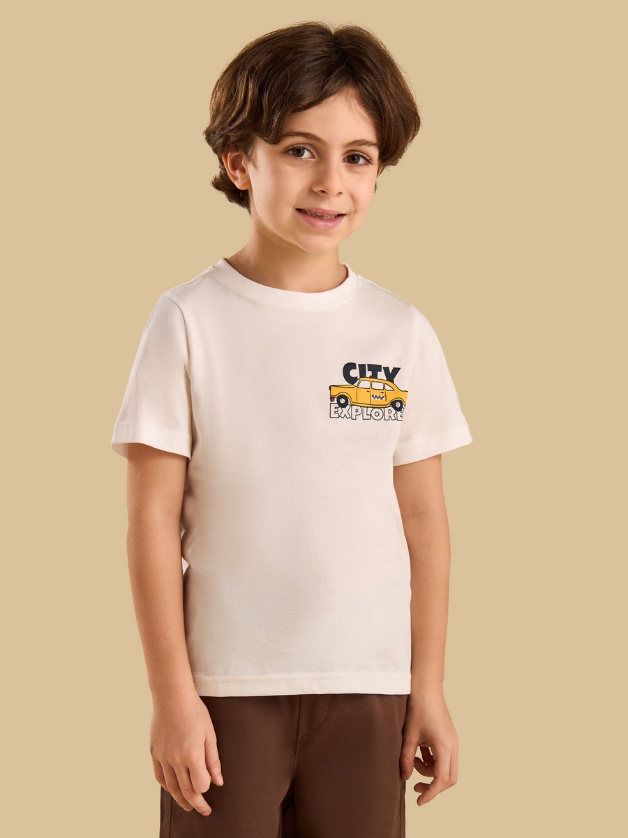 Graphic Print Cotton T-Shirt