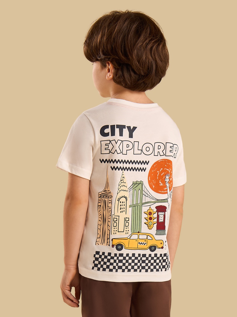 Graphic Print Cotton T-Shirt