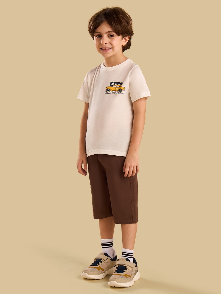 Graphic Print Cotton T-Shirt