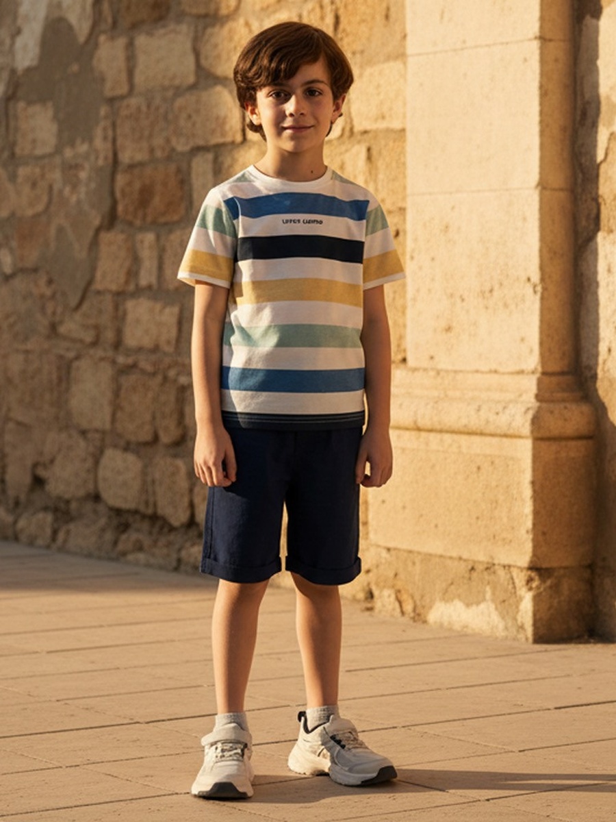Striped Cotton T-Shirt