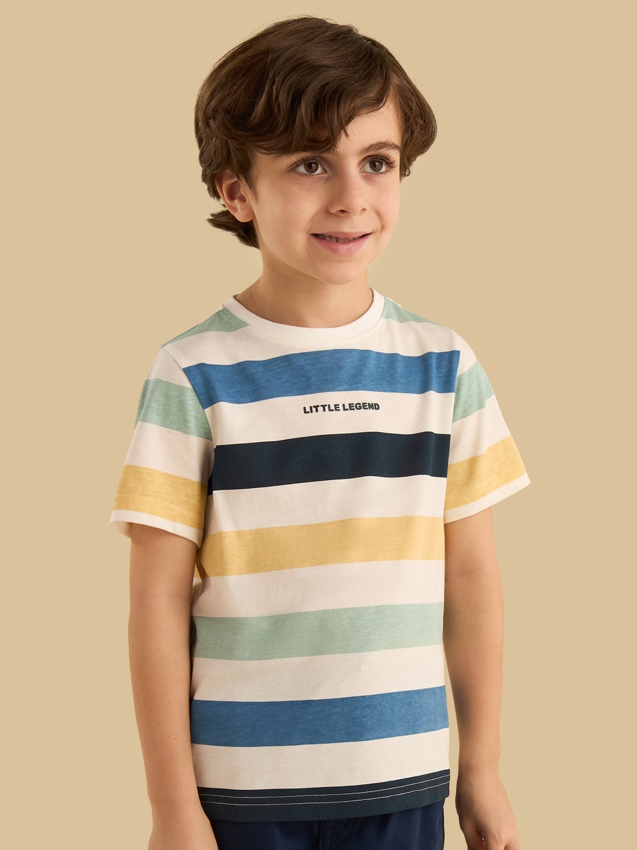 Striped Cotton T-Shirt