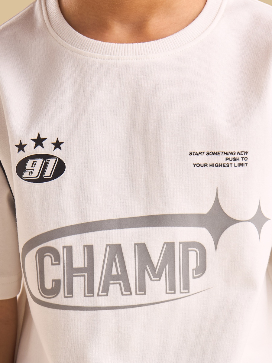 Printed Cotton T-Shirt
