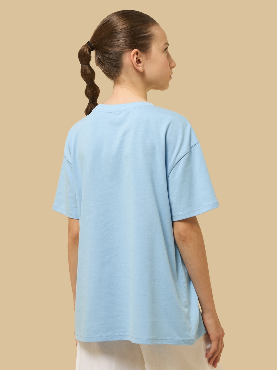 Dog Print Cotton T-Shirt