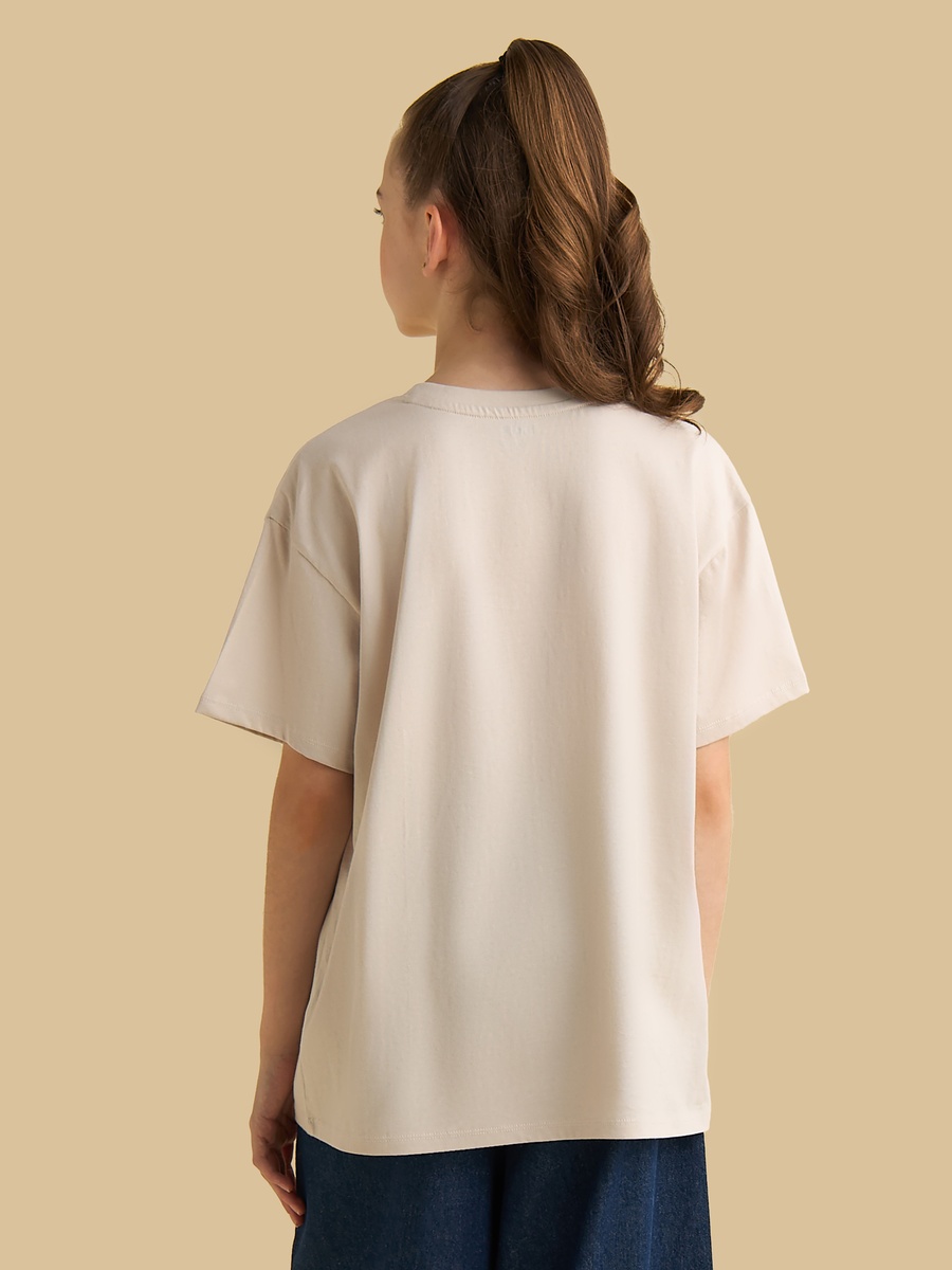 Chicago Print Oversized Cotton T-Shirt
