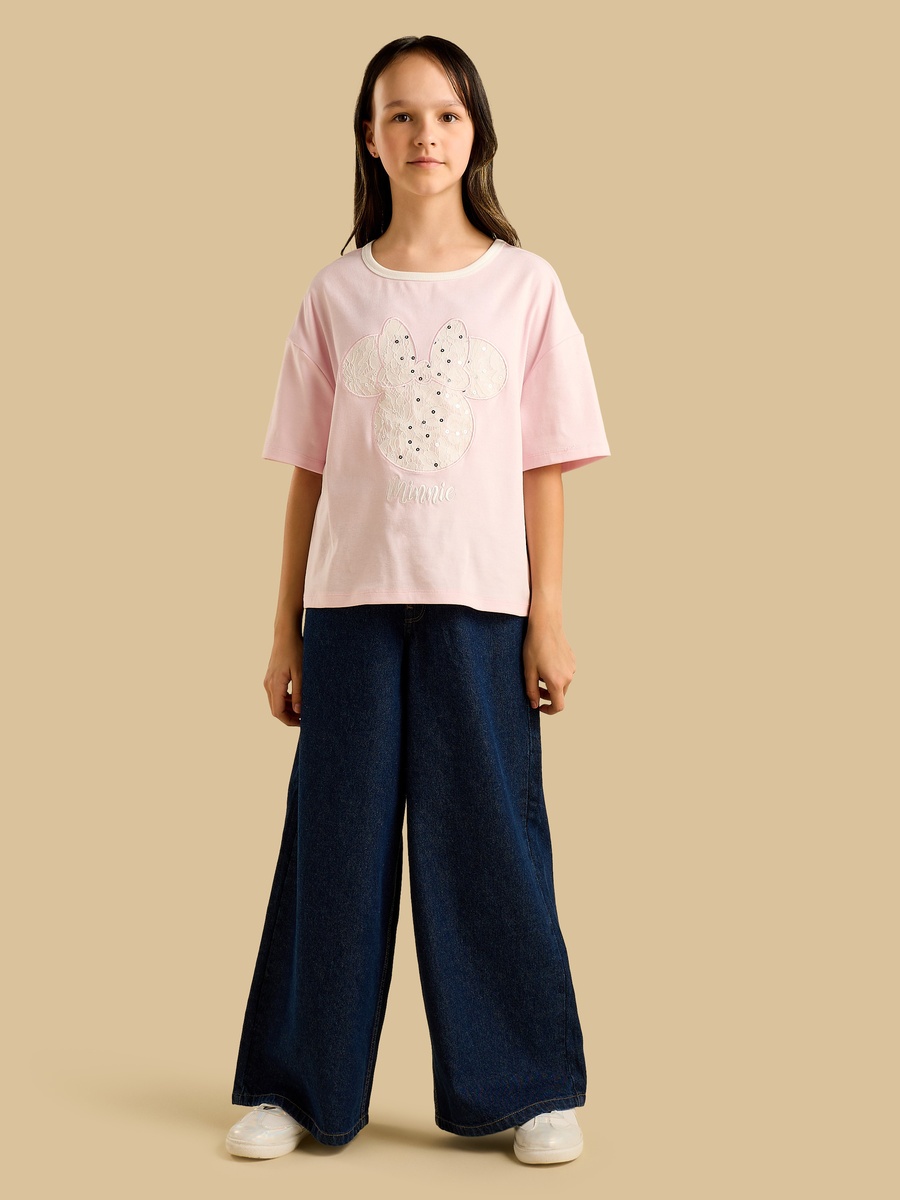 Minnie Mouse Embellished Loose T-Shirt