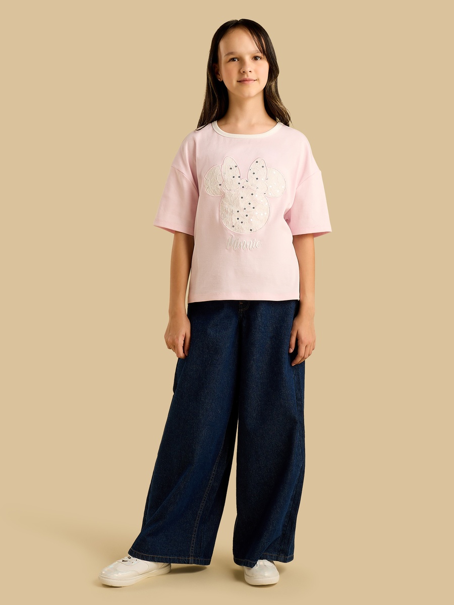 Minnie Mouse Embellished Loose T-Shirt