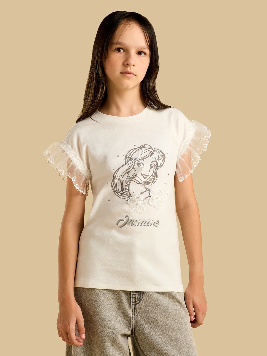 Jasmine Print Loose T-Shirt