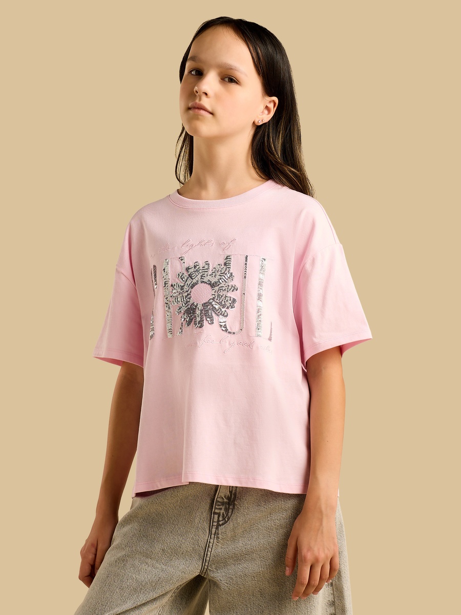 Seoul Embellished Oversized T-Shirt