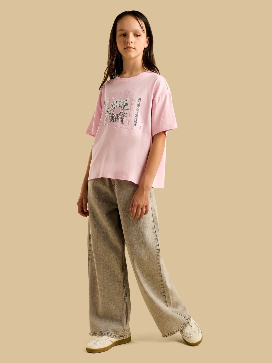 Seoul Embellished Oversized T-Shirt