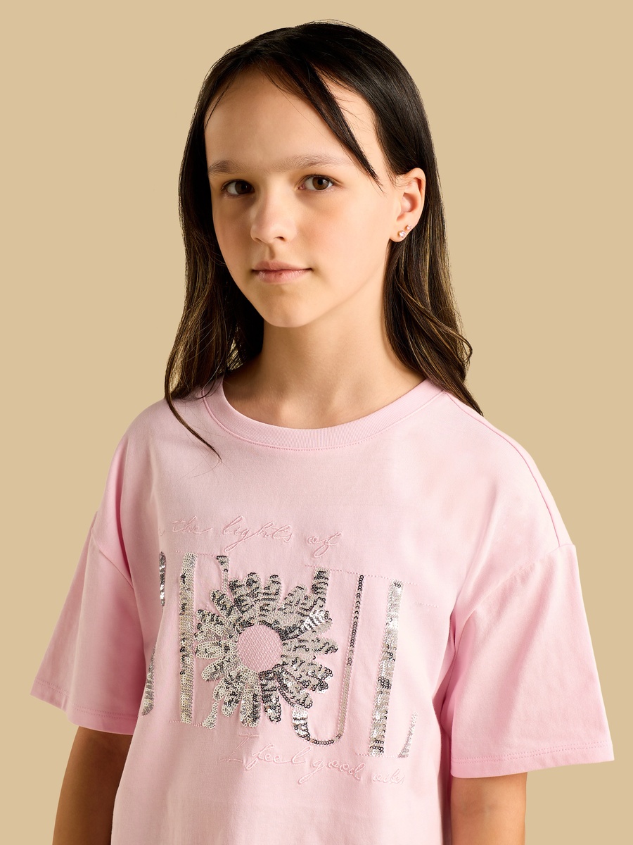 Seoul Embellished Oversized T-Shirt