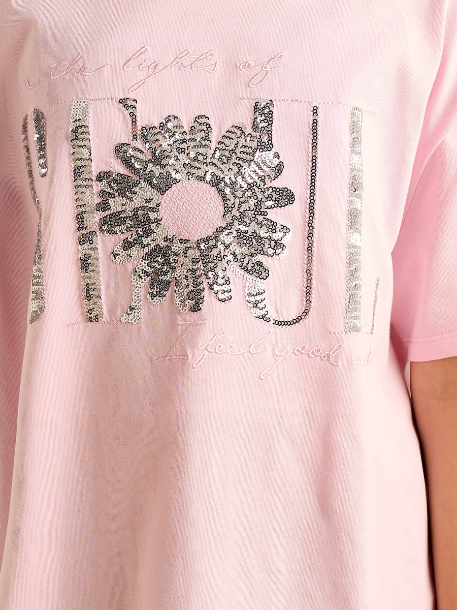 Seoul Embellished Oversized T-Shirt