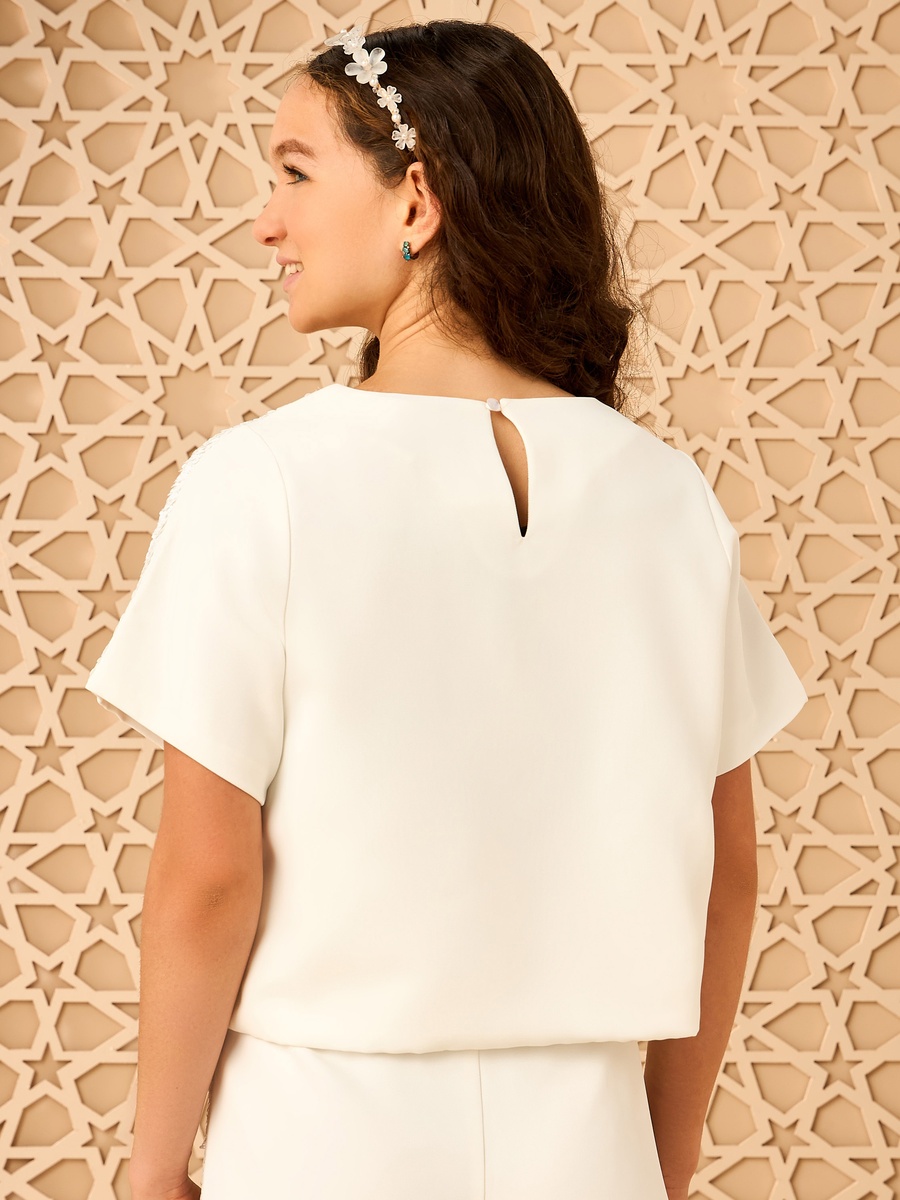 Floral Applique Top