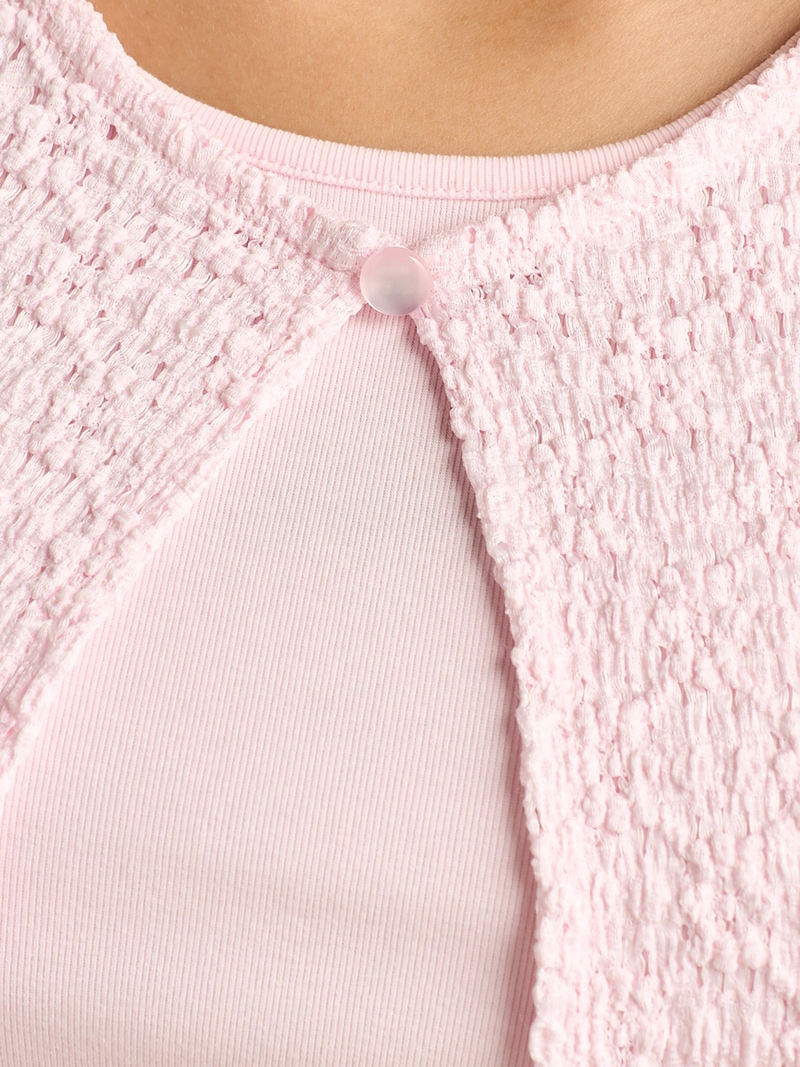 Textured Shrug with Camisole