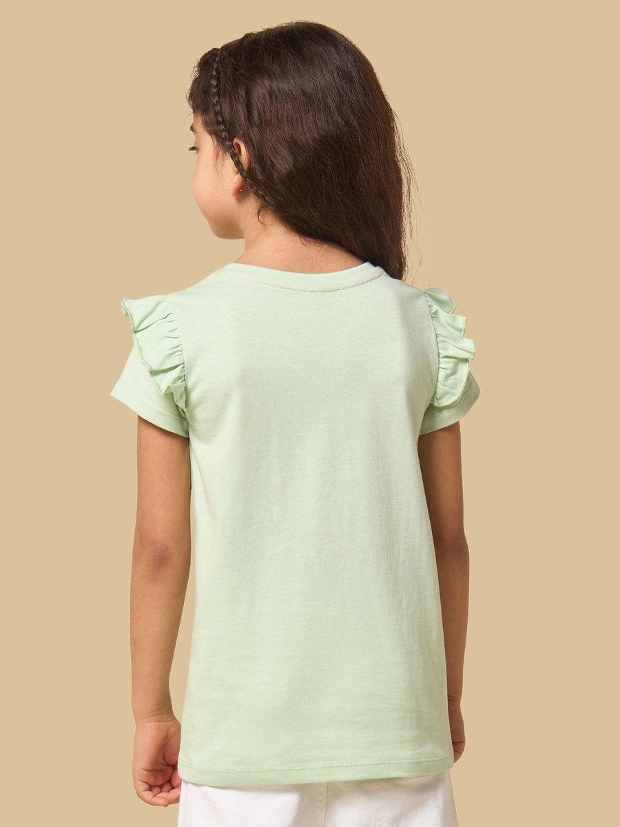 Floral Print Cotton T-Shirt
