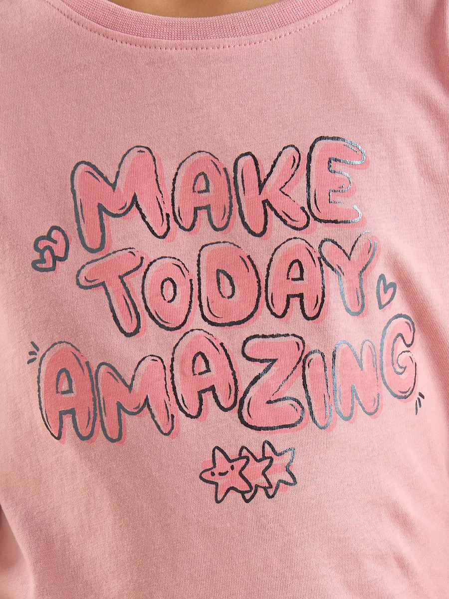 Slogan Print T-Shirt