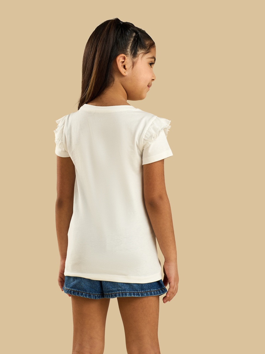 Butterfly Embellished T-Shirt