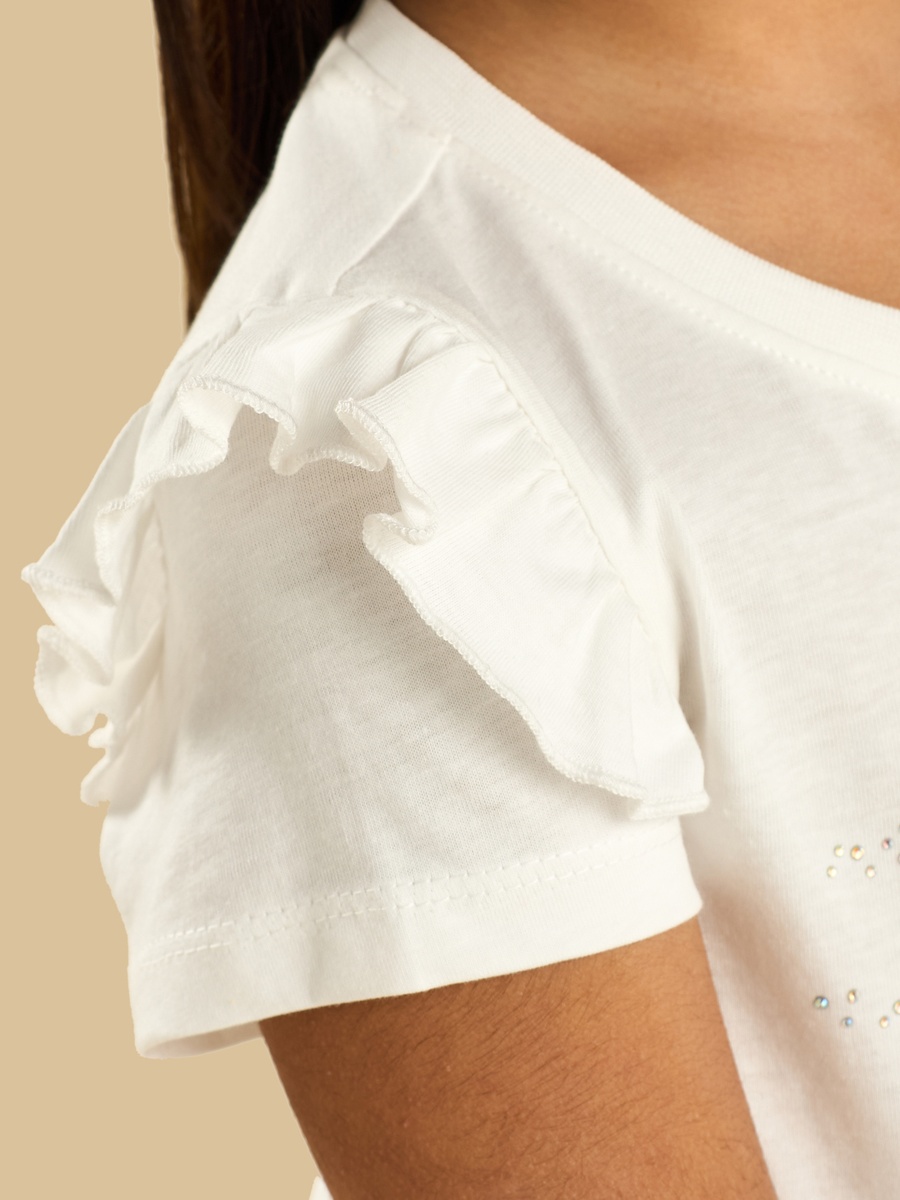 Butterfly Embellished T-Shirt