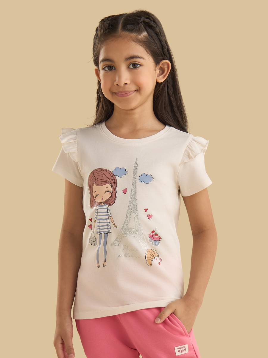 Graphic Print Cotton T-Shirt