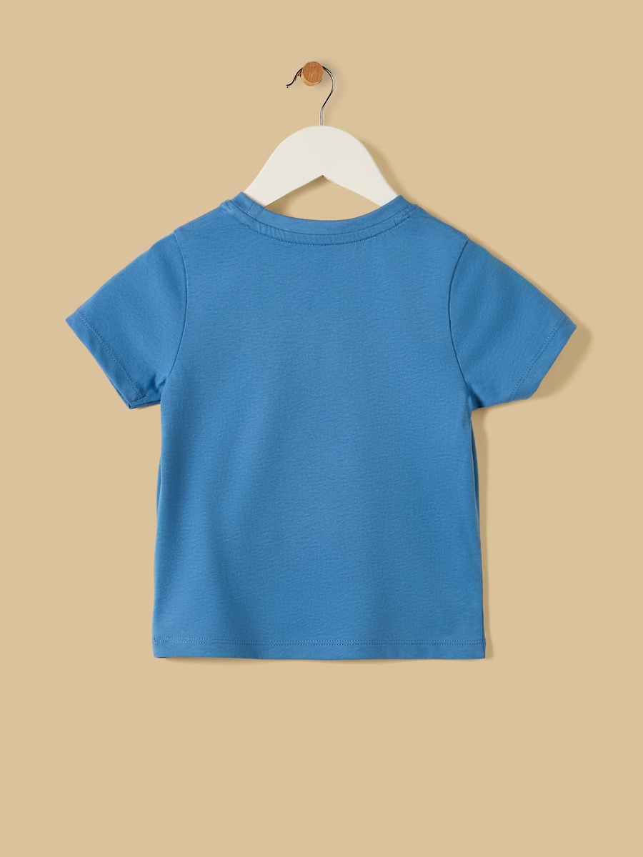 Slogan Print Cotton T-Shirt