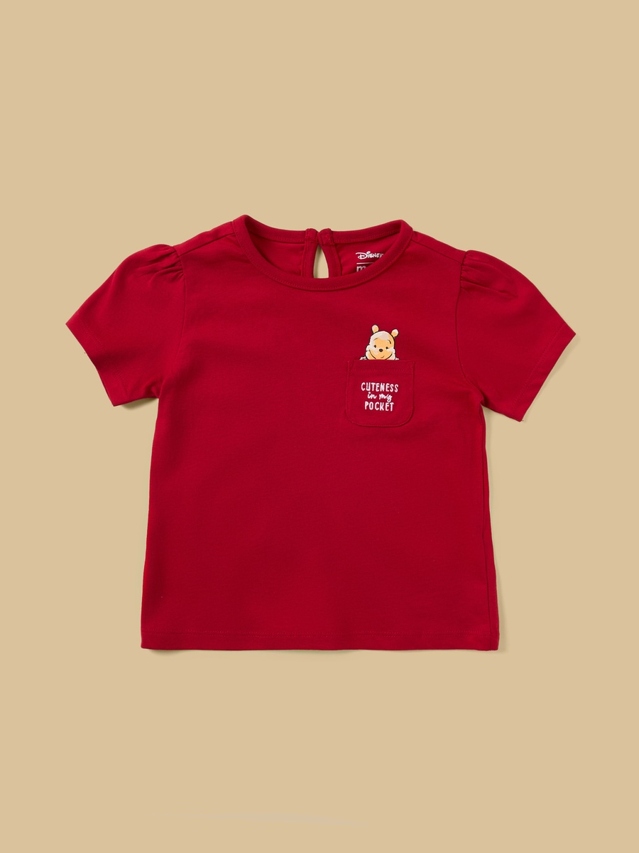 Pack of 3 - Winnie the Pooh Printed Cotton T-Shirt