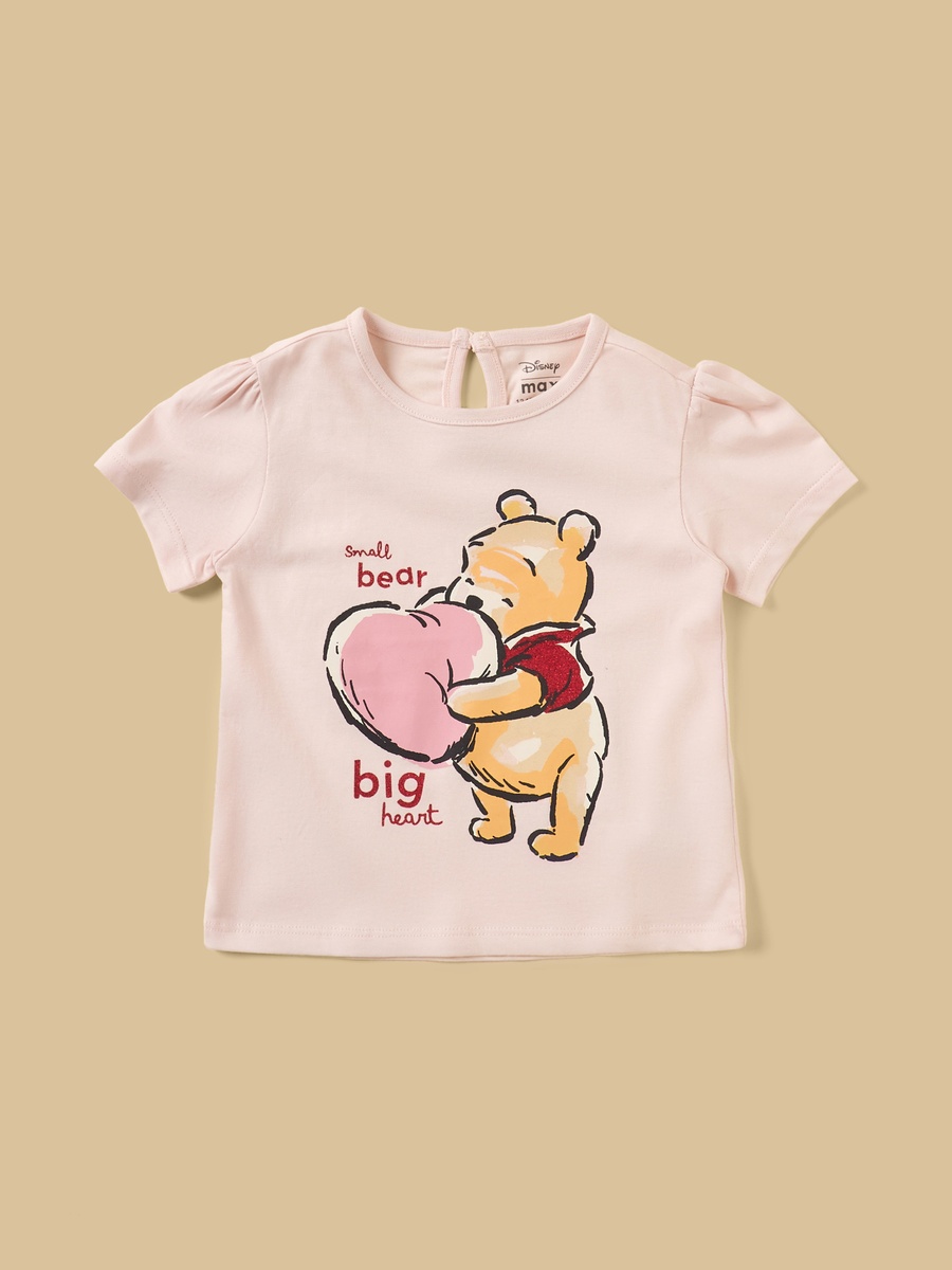 Pack of 3 - Winnie the Pooh Printed Cotton T-Shirt