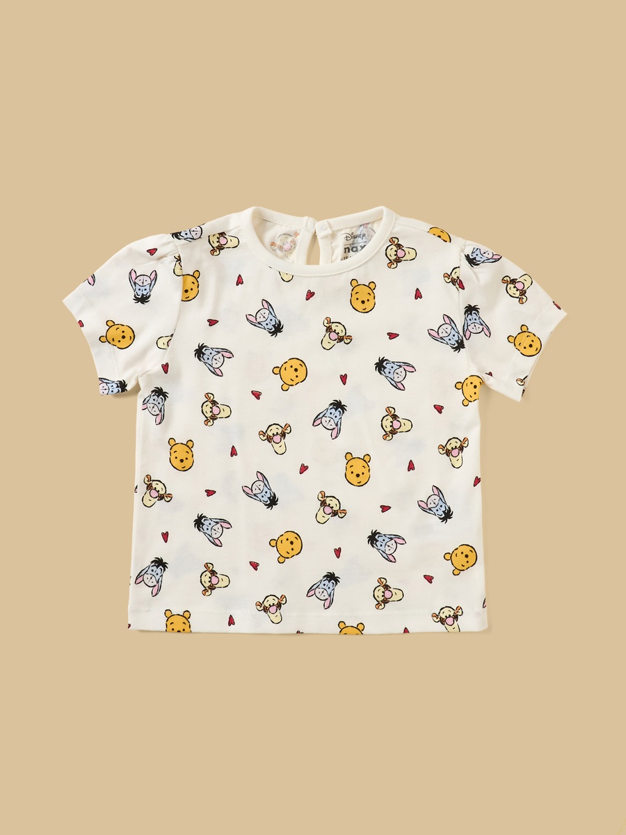 Pack of 3 - Winnie the Pooh Printed Cotton T-Shirt