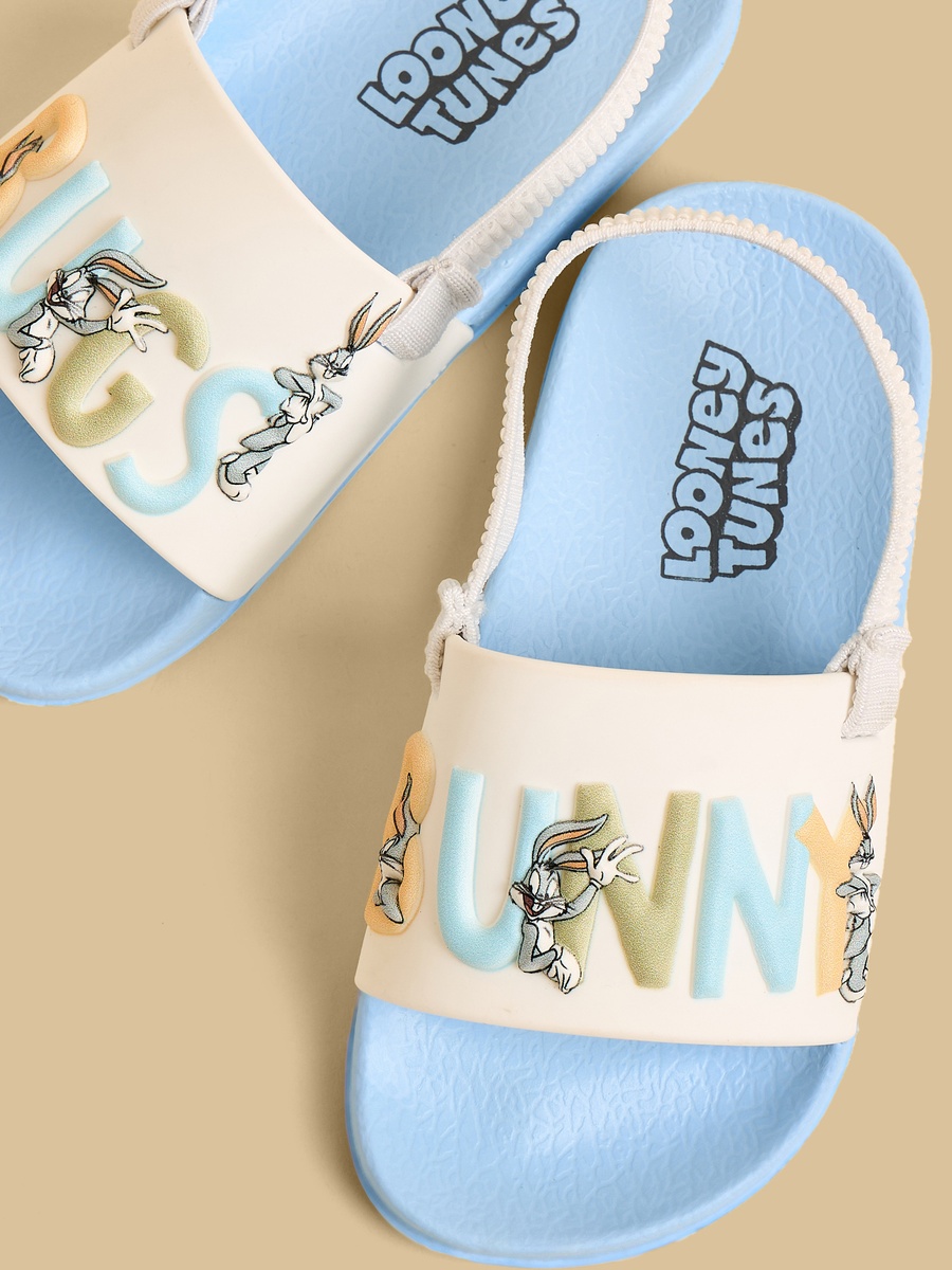 Bugs Bunny Applique Slides with Backstrap