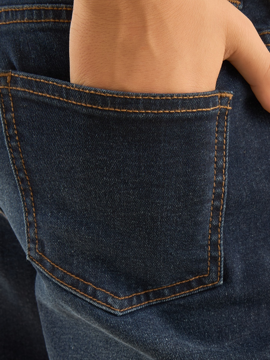 Mid-Rise Denim Shorts