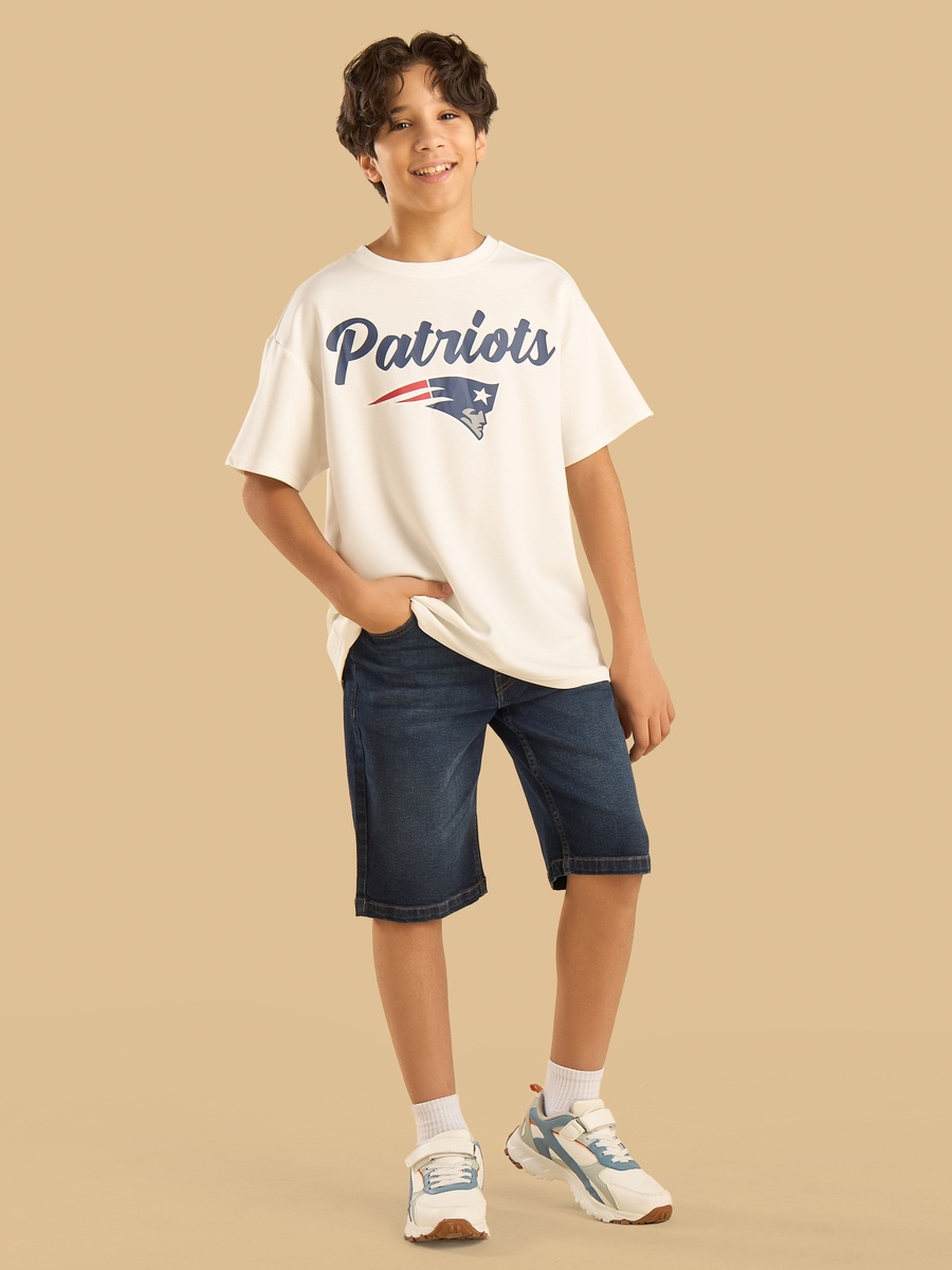 Mid-Rise Denim Shorts