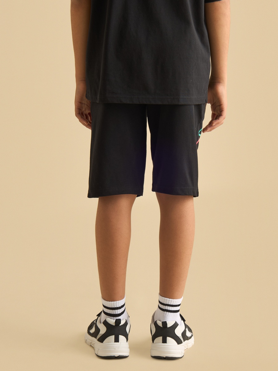 Playstation Print Cotton Shorts