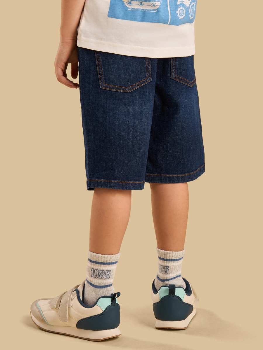 Denim 5-Pocket Shorts