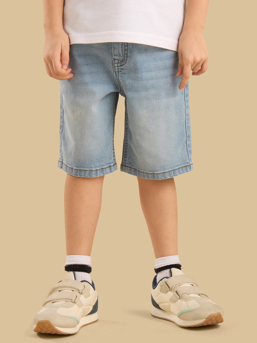 Denim 5-Pocket Shorts