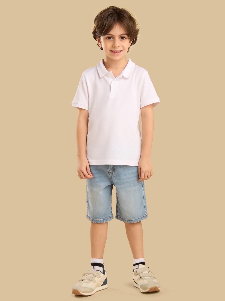Denim 5-Pocket Shorts