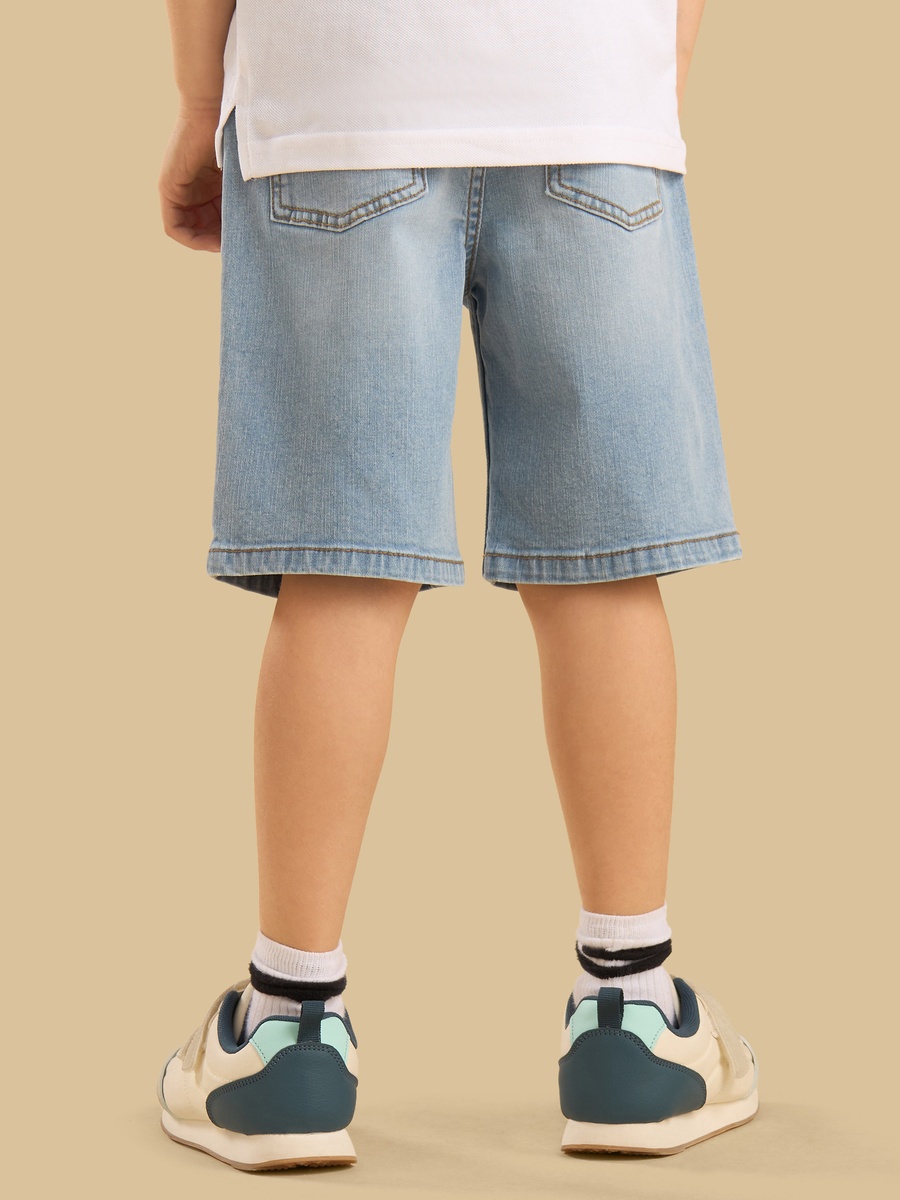 Denim 5-Pocket Shorts