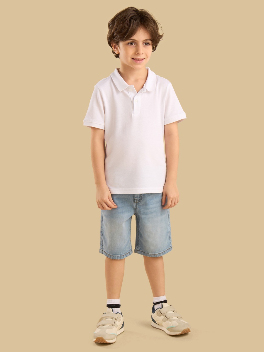 Denim 5-Pocket Shorts