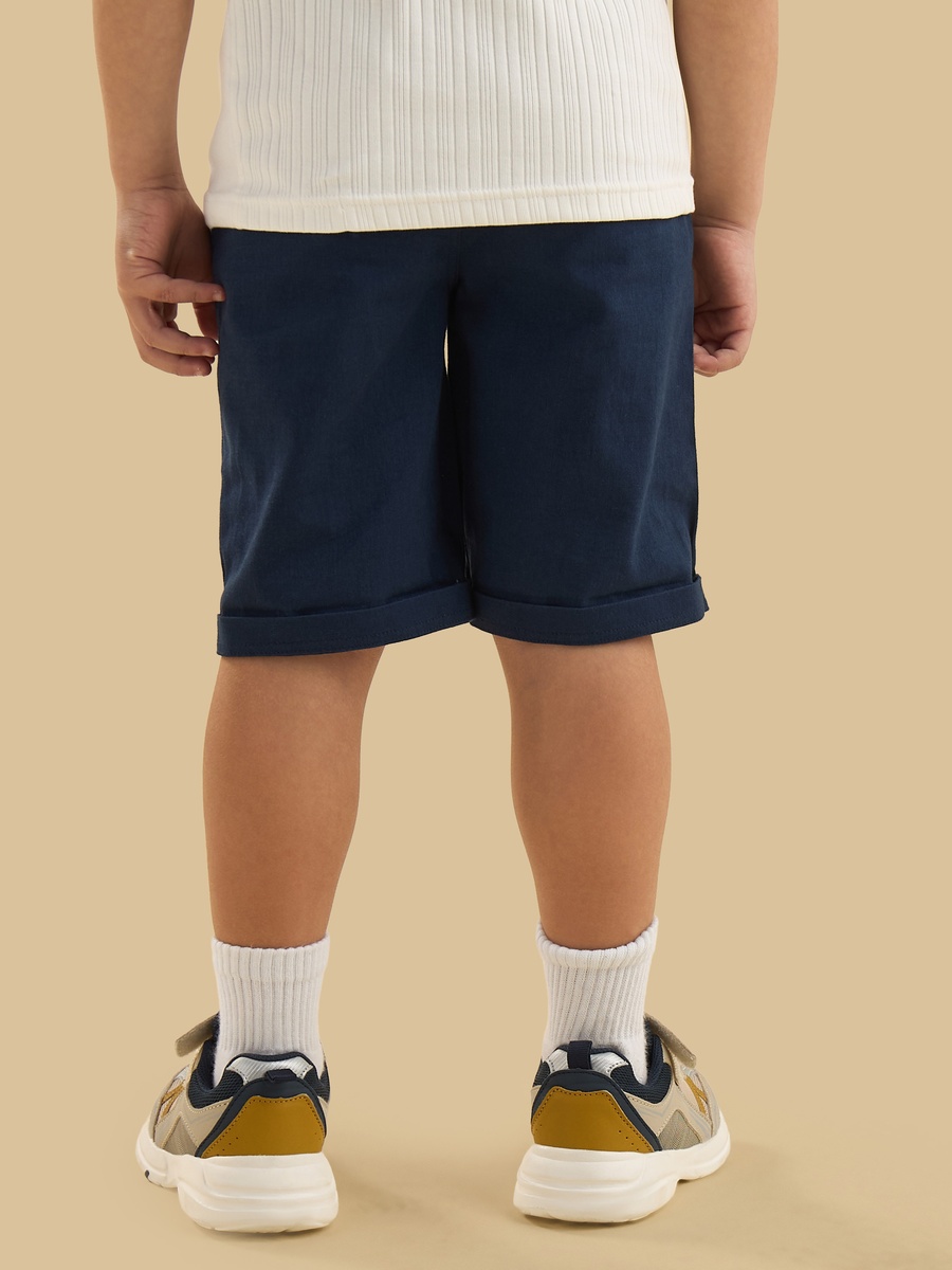 Linen Look Shorts with Drawcord