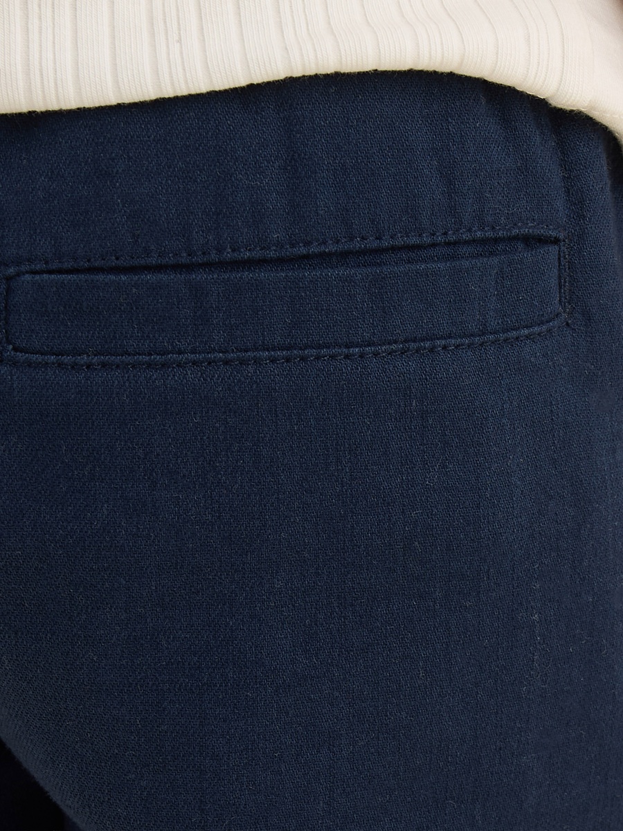 Linen Look Shorts with Drawcord