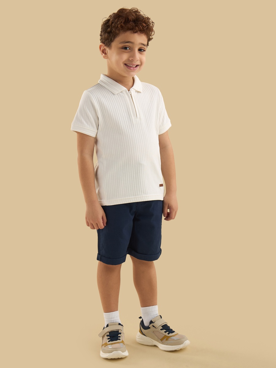 Linen Look Shorts with Drawcord