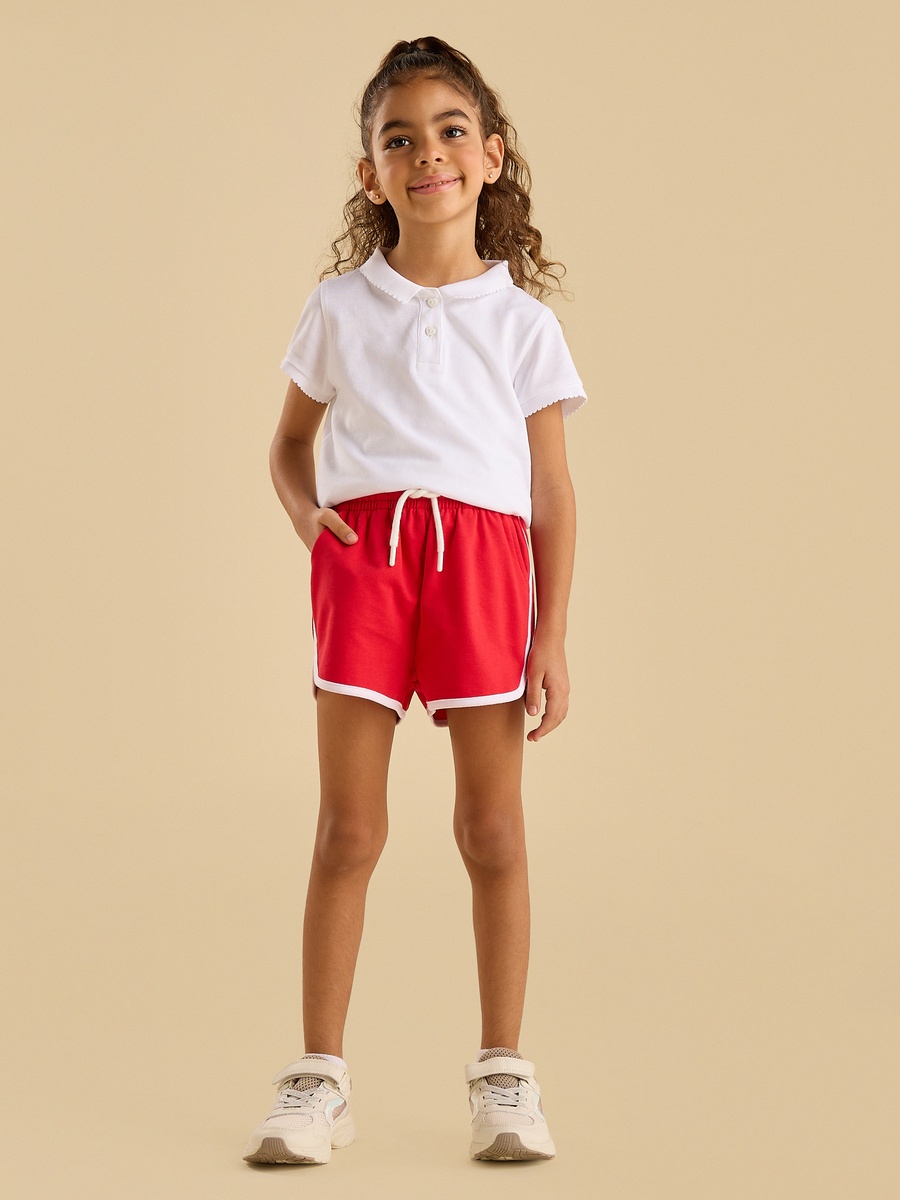 Contrast Tape Knit Shorts