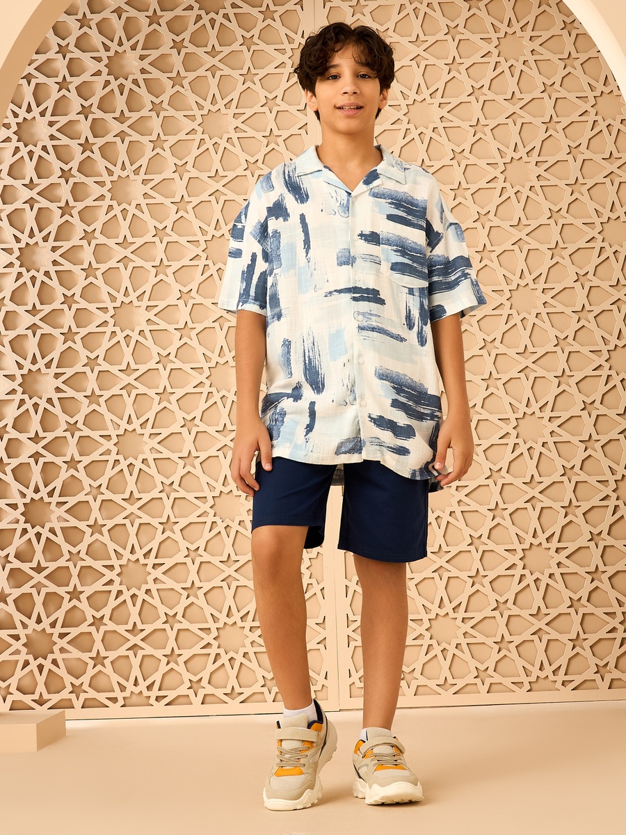Air Brushed Print Shirt