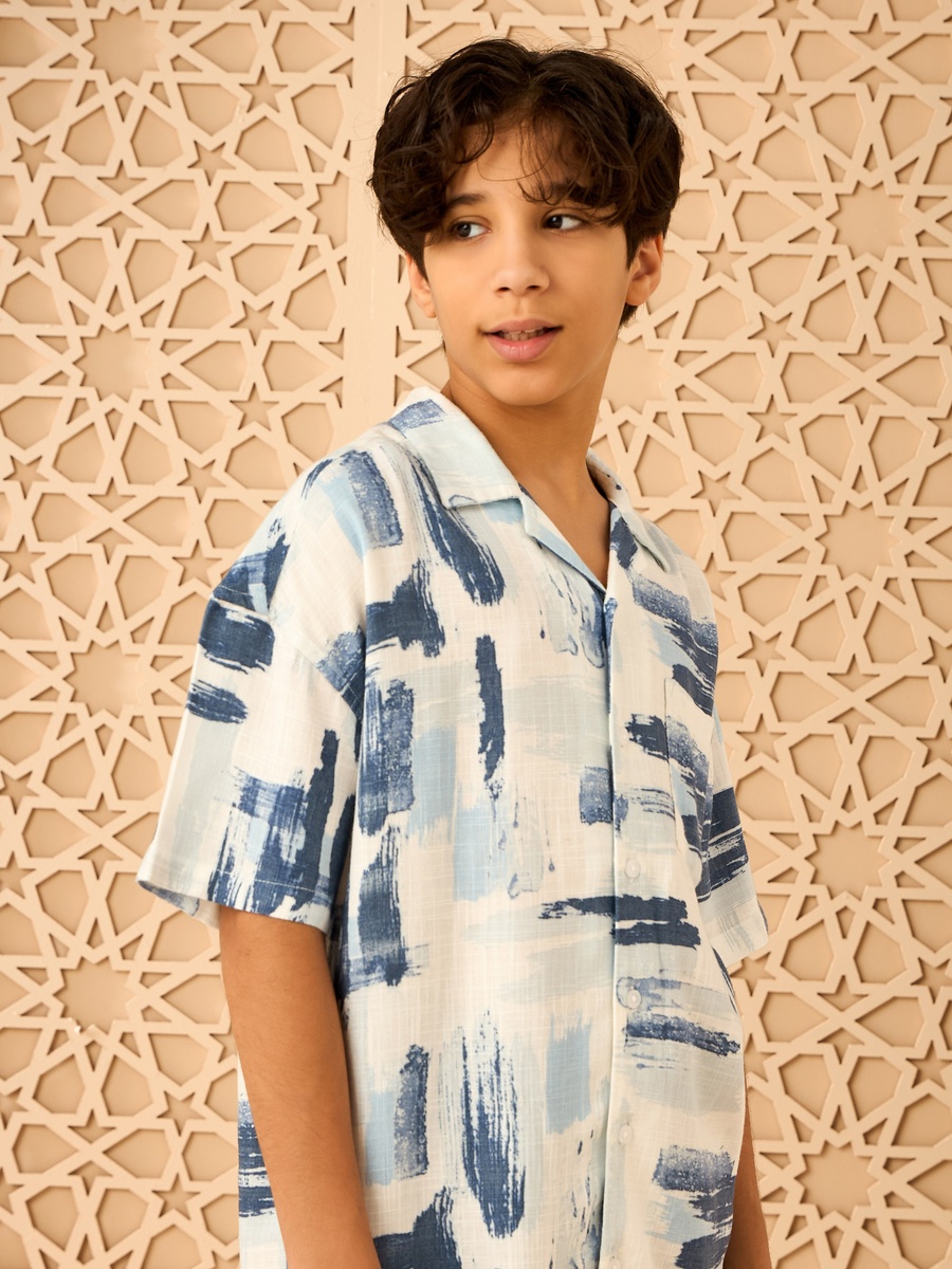 Air Brushed Print Shirt