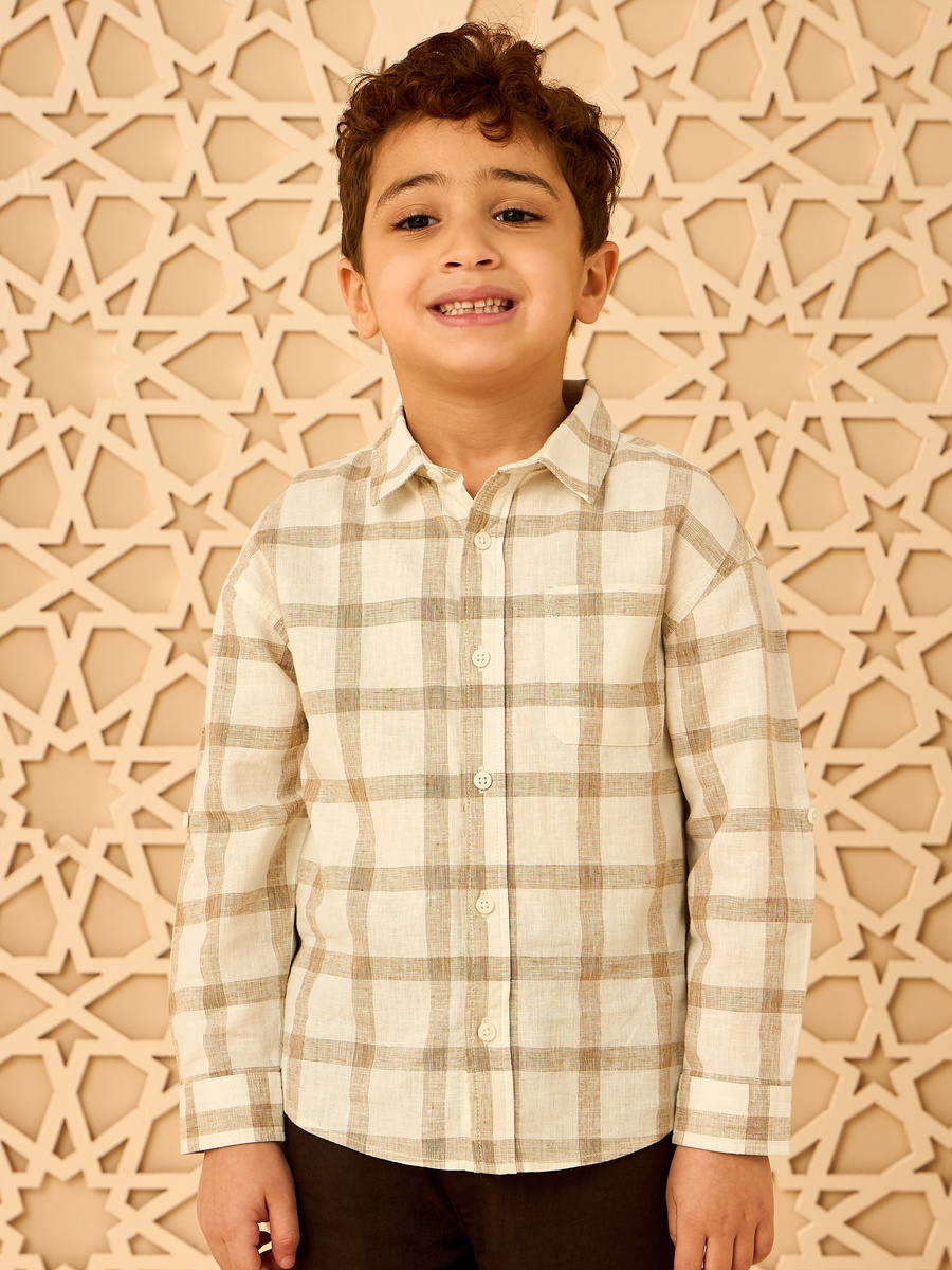 Checked Linen Shirt
