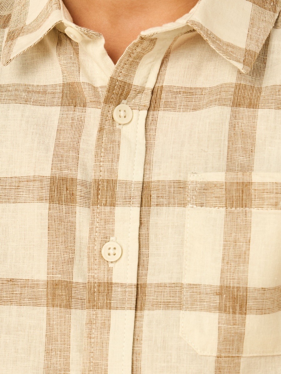 Checked Linen Shirt