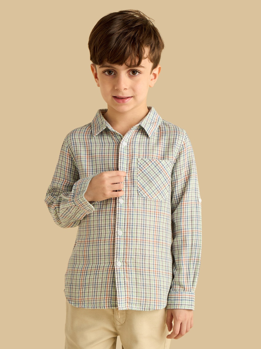 Checked Cotton Shirt
