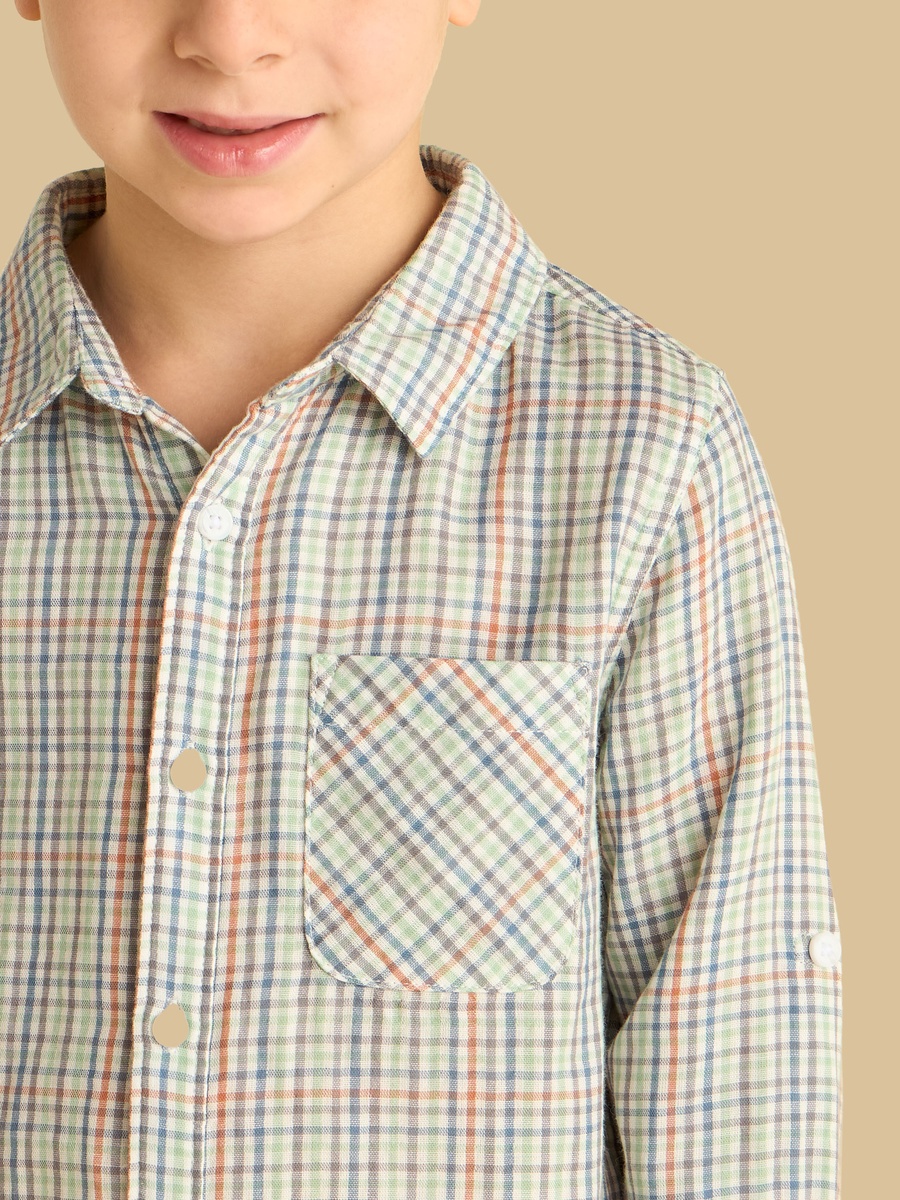 Checked Cotton Shirt