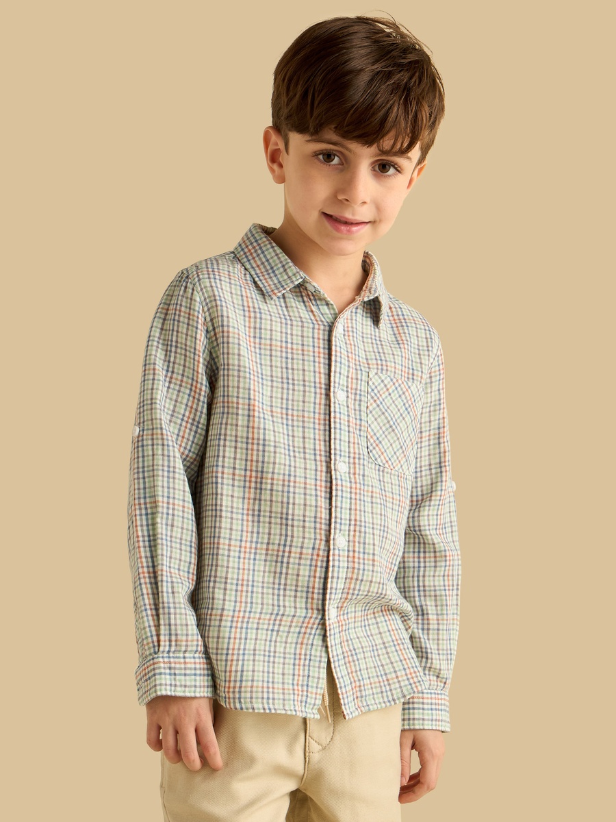Checked Cotton Shirt