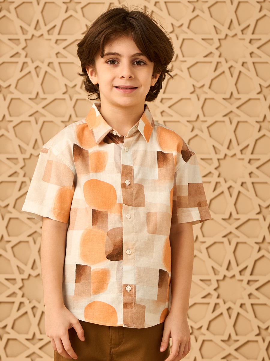 Abstract Print Shirt
